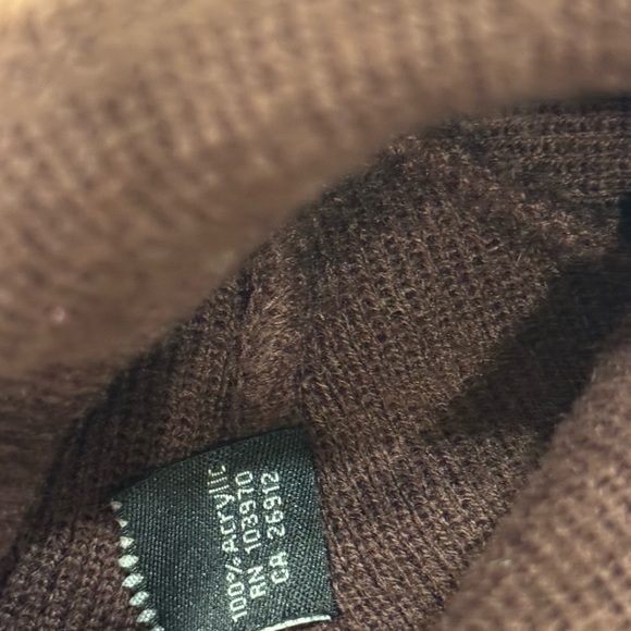 OBEY Propaganda Beanie Chocolate Brown Knit One Size - Picture 6 of 6